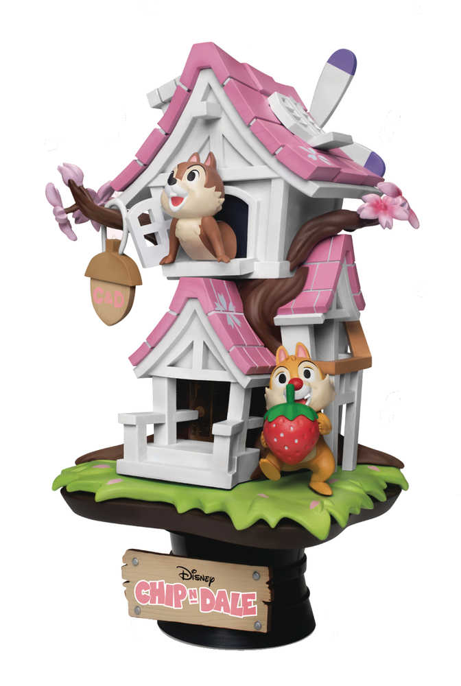 Disney Ds 057 Chip N Dale Treehouse Previews Exclusive 6 In Statue Cherry Ver