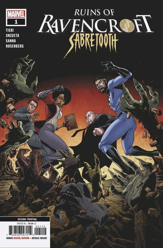 Ruins Of Ravencroft Sabretooth #1 2nd Printing Variant