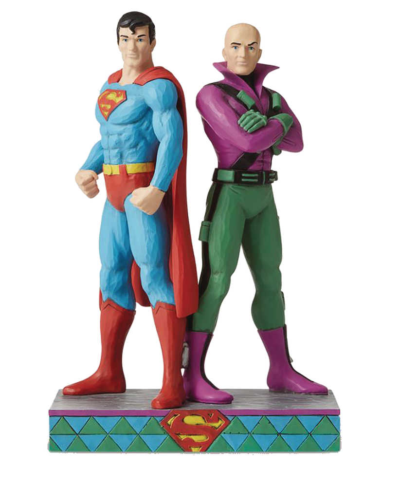 Jim Shore DC Comics Superman & Lex Luthor 8.88 In Figurine (C