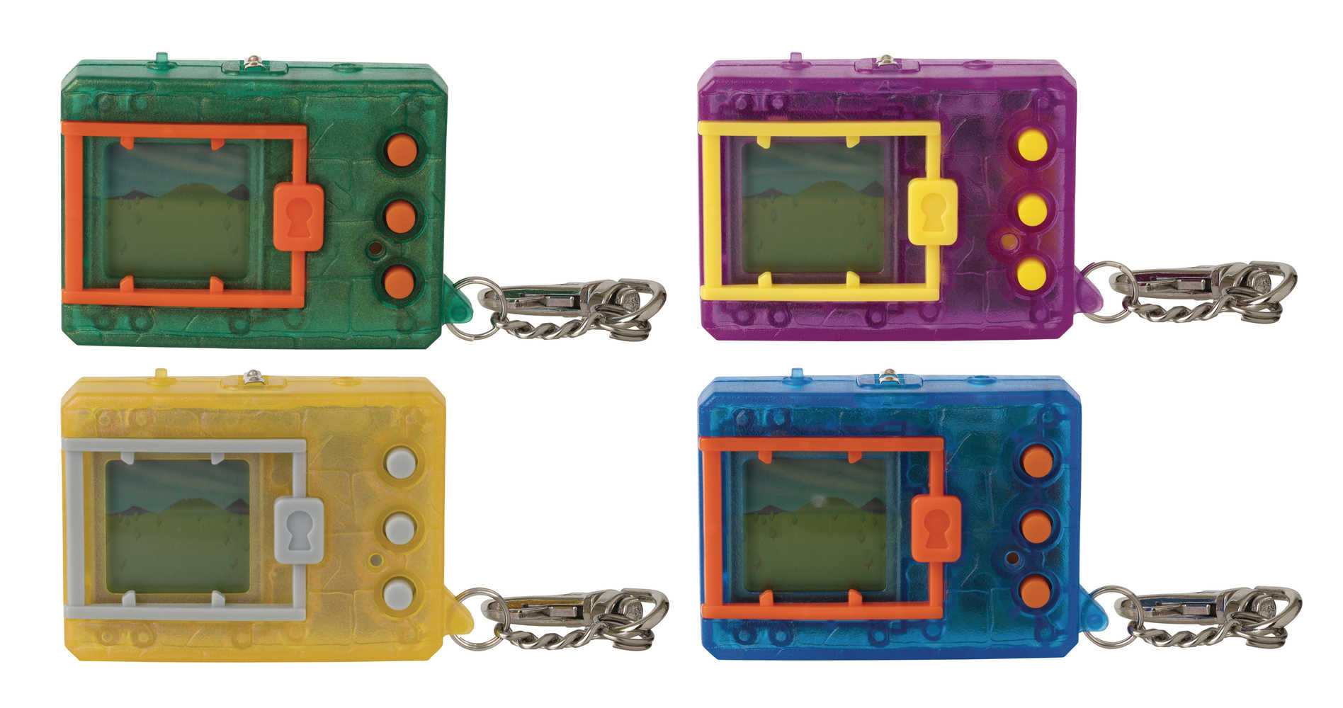 Digimon Translucent Digivice 8 Pc Display  