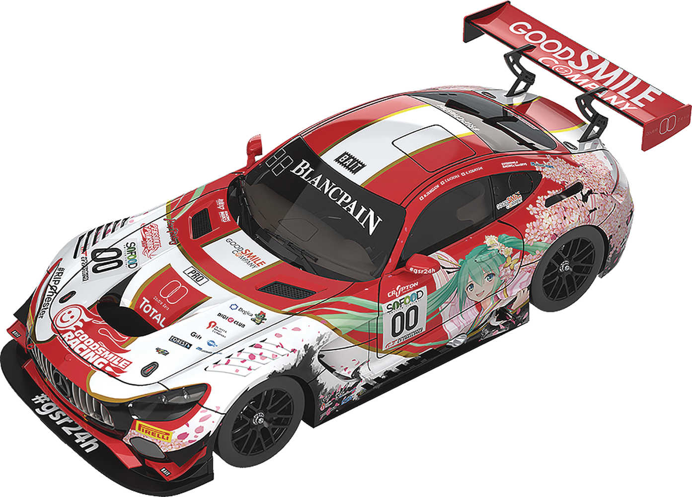 Hatsune Miku Guide To The Pro 1/64 Mini Car Amg 2017 Spa24 H Ver 