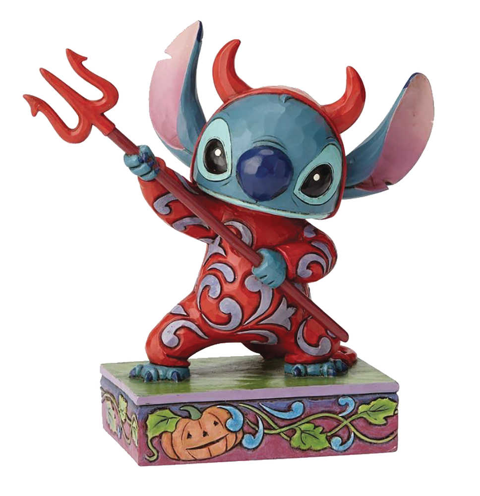 Disney Britto Lilo & Stitch Devilish Stitch 5.45 In Figurine