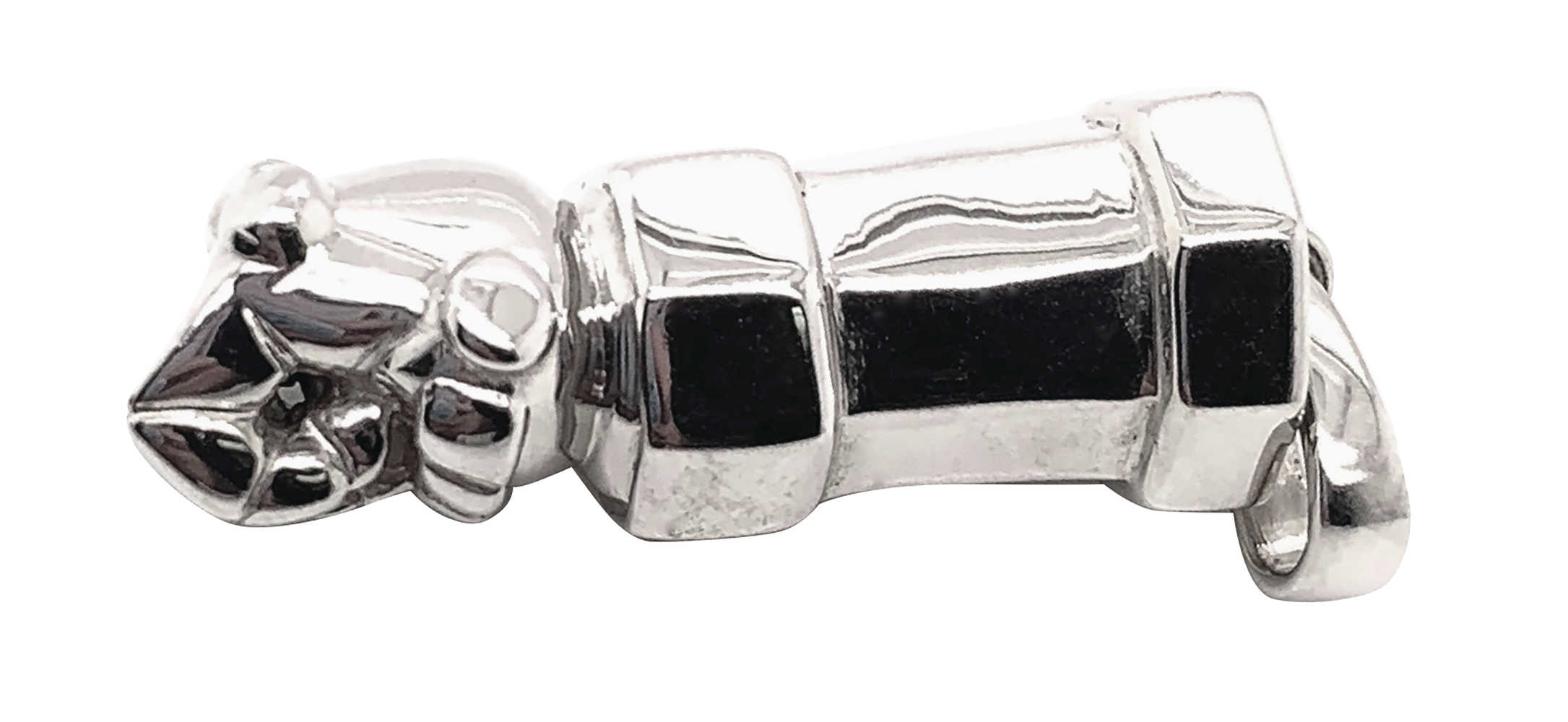 Hellboy Right Hand Of Doom High Polish Silver Necklace 