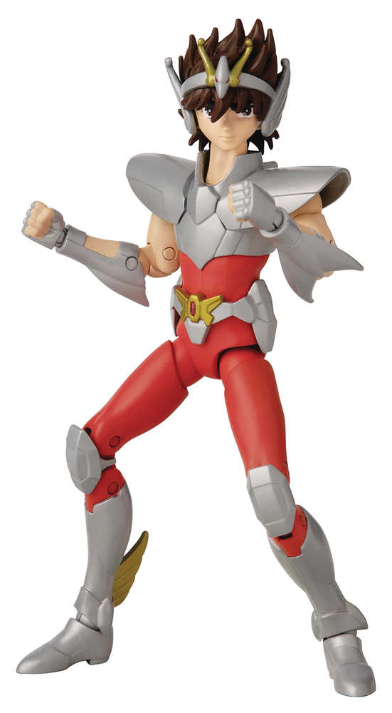 Anime Heroes Knights Of The Zodiac Pegasus Seiya Action Figure 6 Pc Case (
