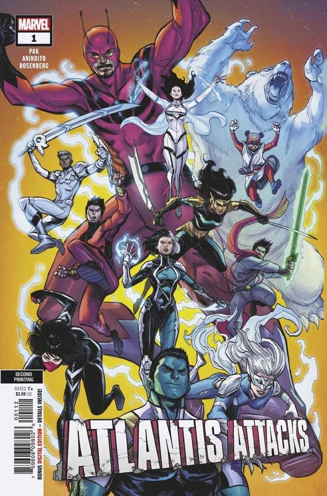 Atlantis Attacks #1 (Of 5) 2nd Printing Anindito Variant