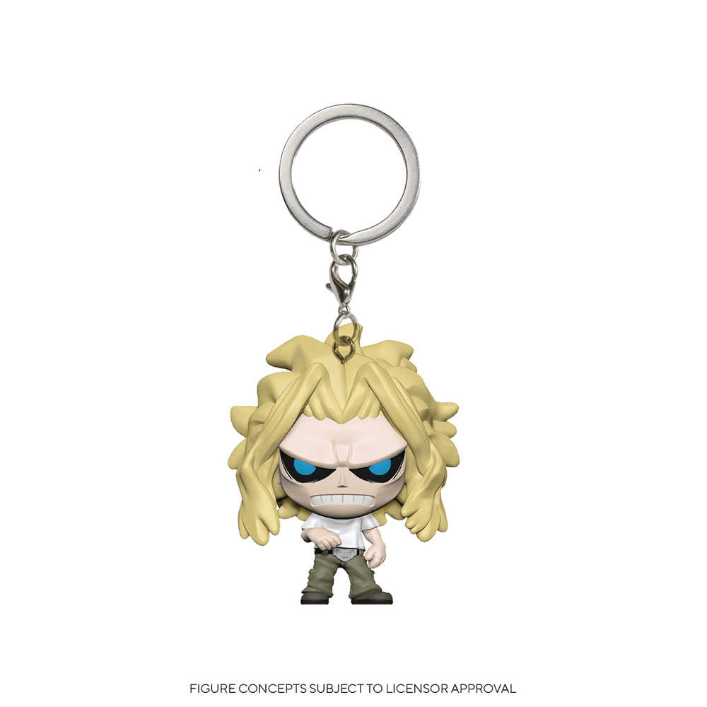 Pocket Pop Mha All Might Weakened State Keychain 