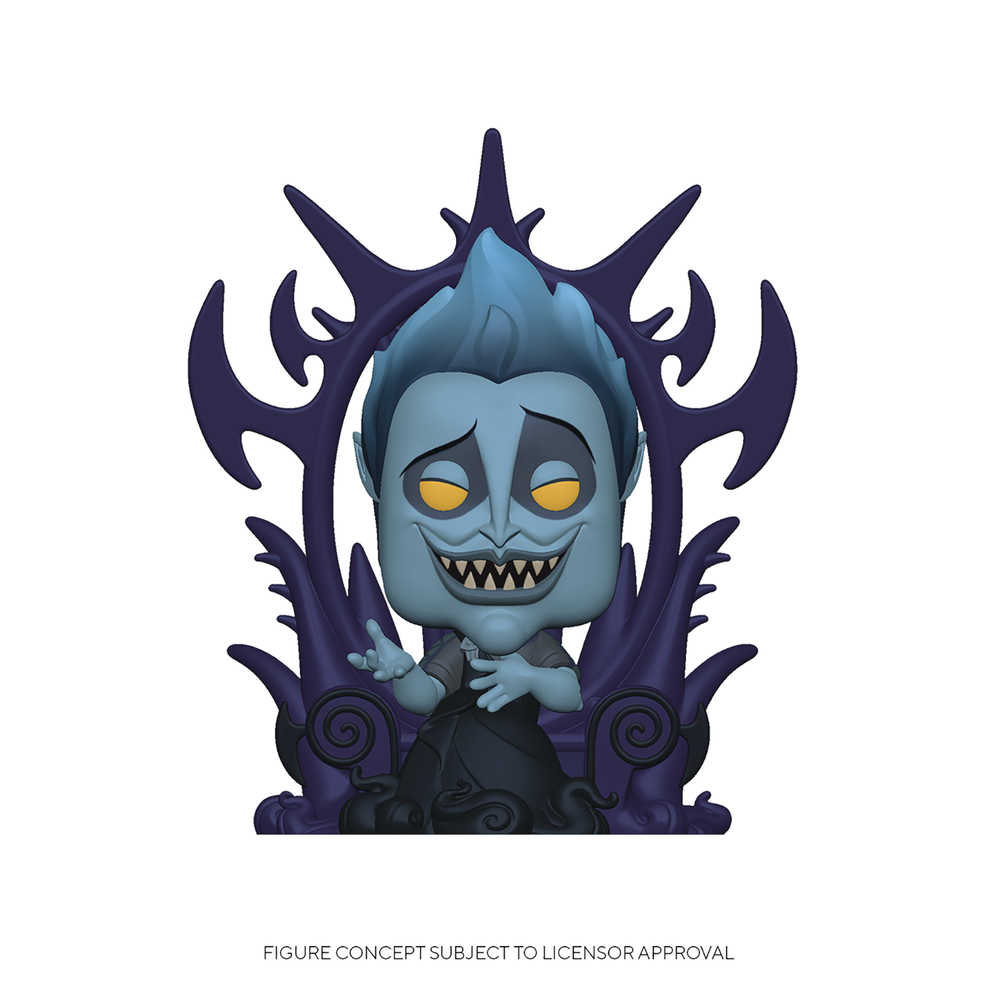 Pop Deluxe Villains Hades On Throne Vinyl Figure 