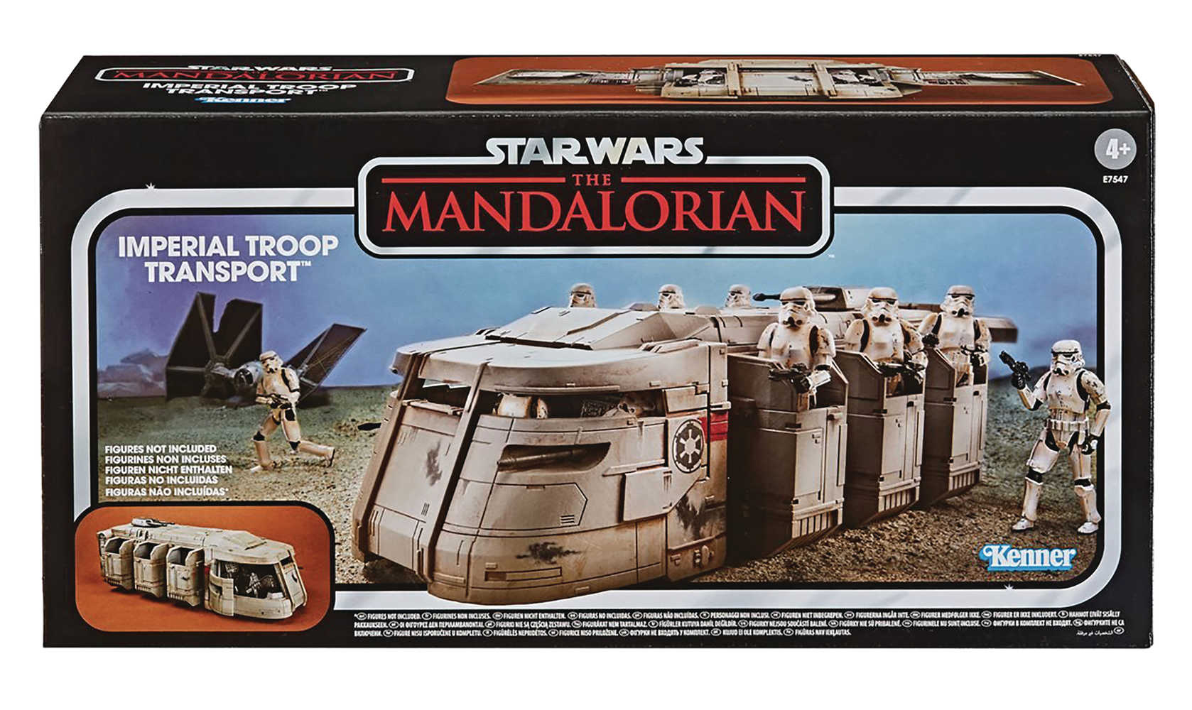Star Wars Man Vintage 3 3/4 In Scale Troop Transport Case  