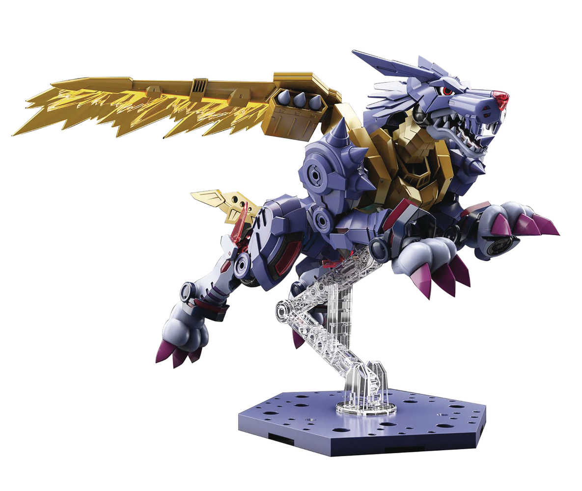 Digimon Amplified Metal Garurumon Figure Rise Std Model Kit 
