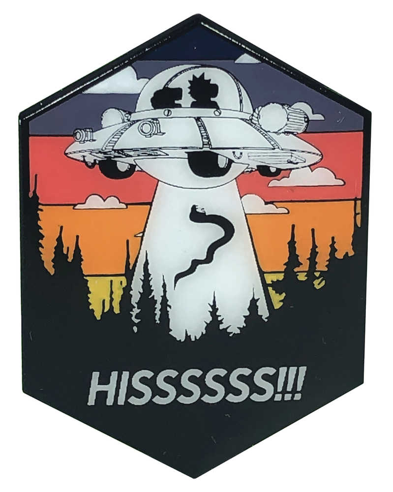 Rick And Morty Snake Abduction Pin 