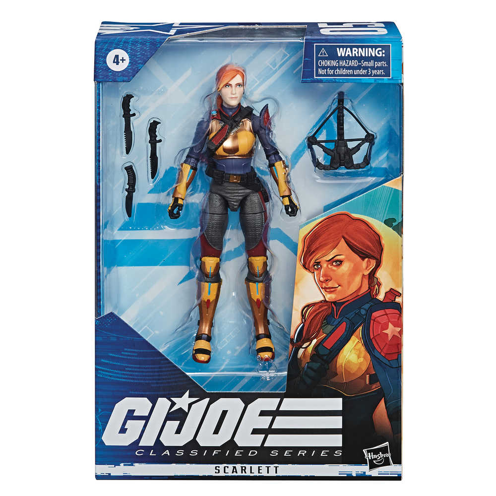 G.I. Joe Classified Series 6 In Scarlett Action Figure Case  
