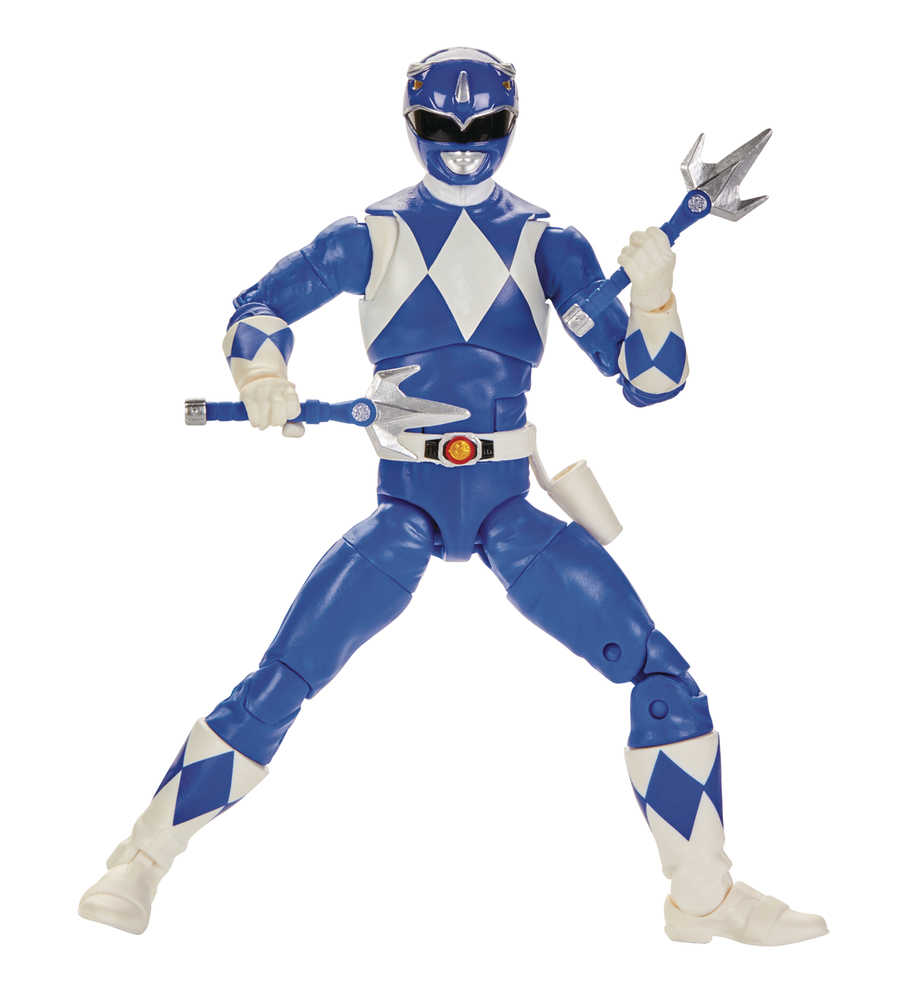 Power Rangers Lightning 6 In MMPR Blue Ranger Action Figure Case  