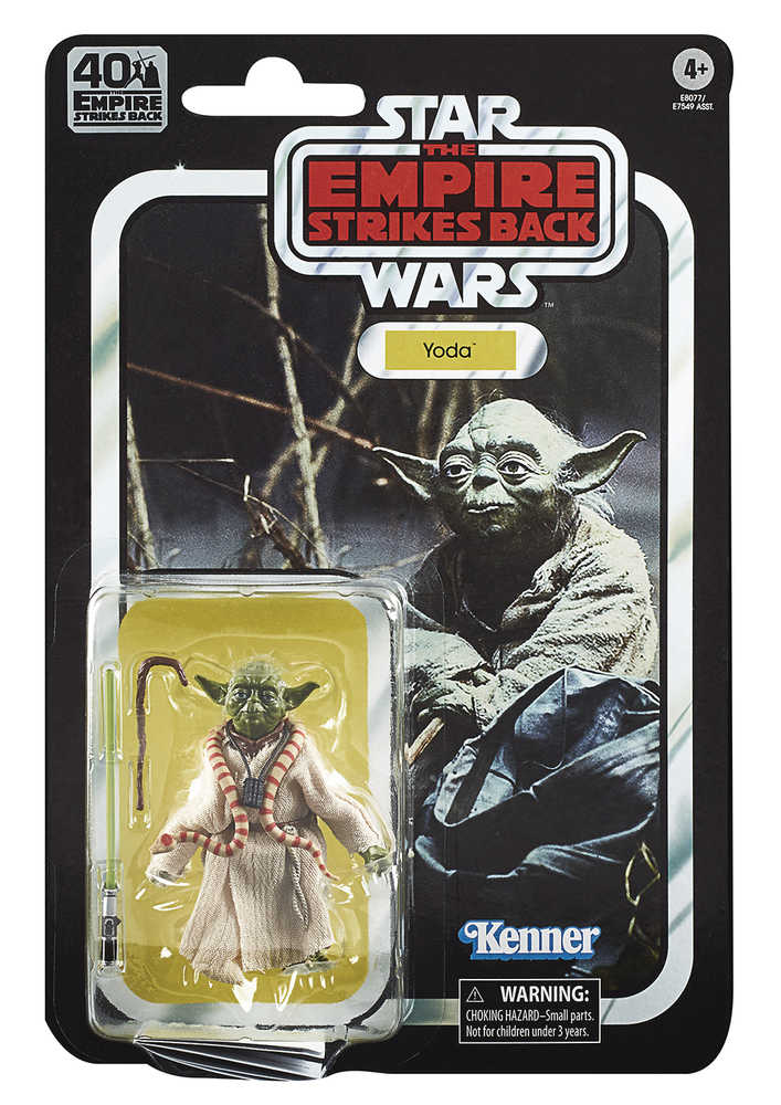 Star Wars Black E5 40 Th Ann 6 In Yoda Action Figure Case  