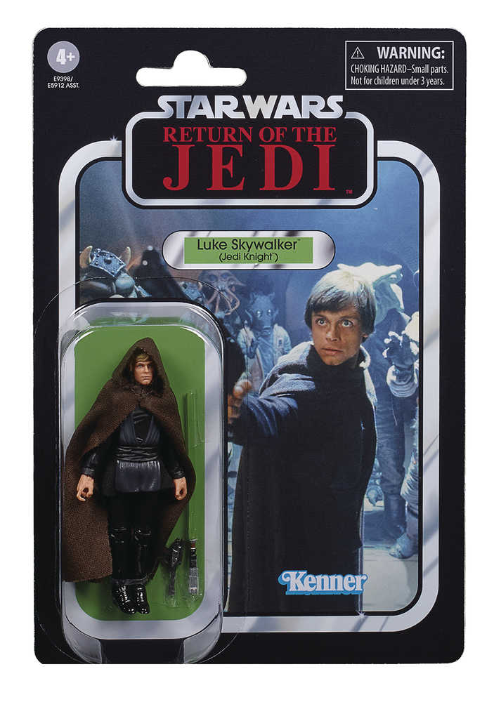 Star Wars E6 Vintage 3 3/4 In Jedi Luke Skywalker Action Figure Case  