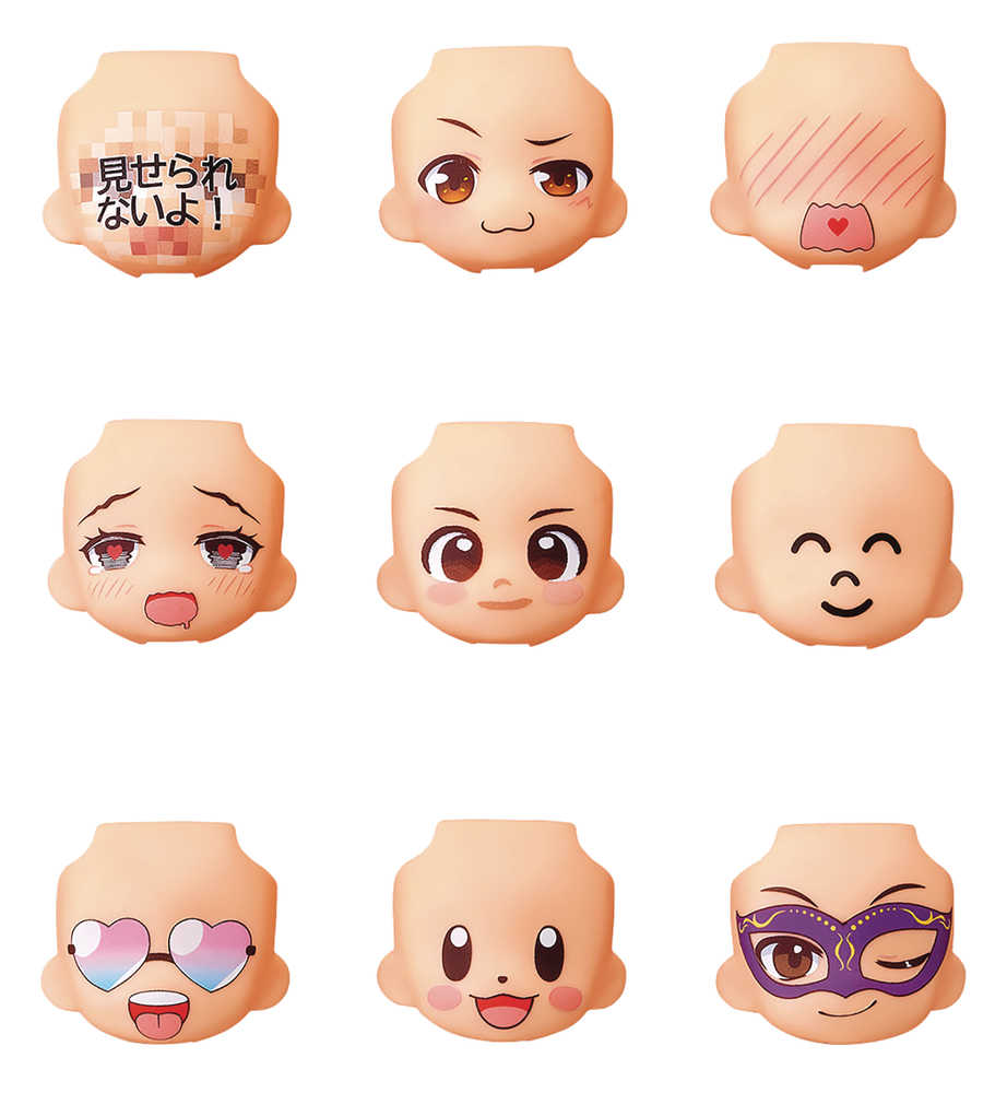 Nendoroid More Face Swap 04 9 Pc Blind Mystery Box Display