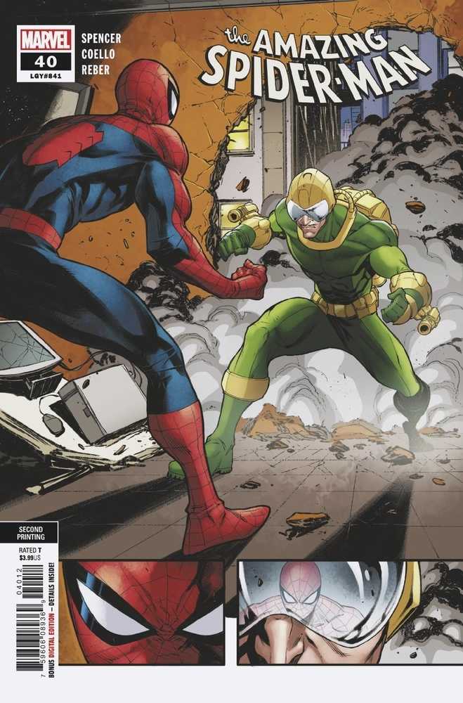 Amazing Spider-Man #40 2 Nd Printing Coello Variant