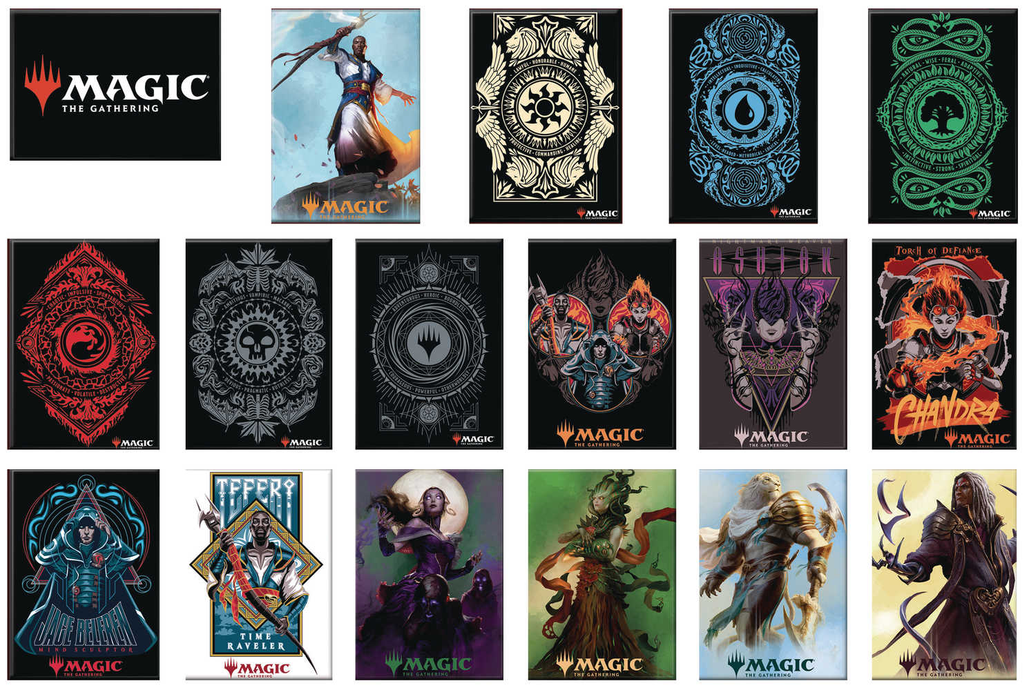 Magic The Gathering 48 Pc Magnet Assortment 