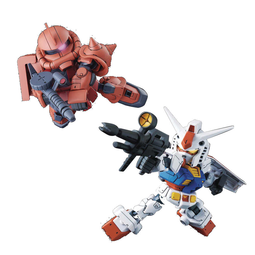 Gdb Re Rise Rx 78 2 Gundam & Ms 06 S Zaku II Sdcs Model Kit (Ne