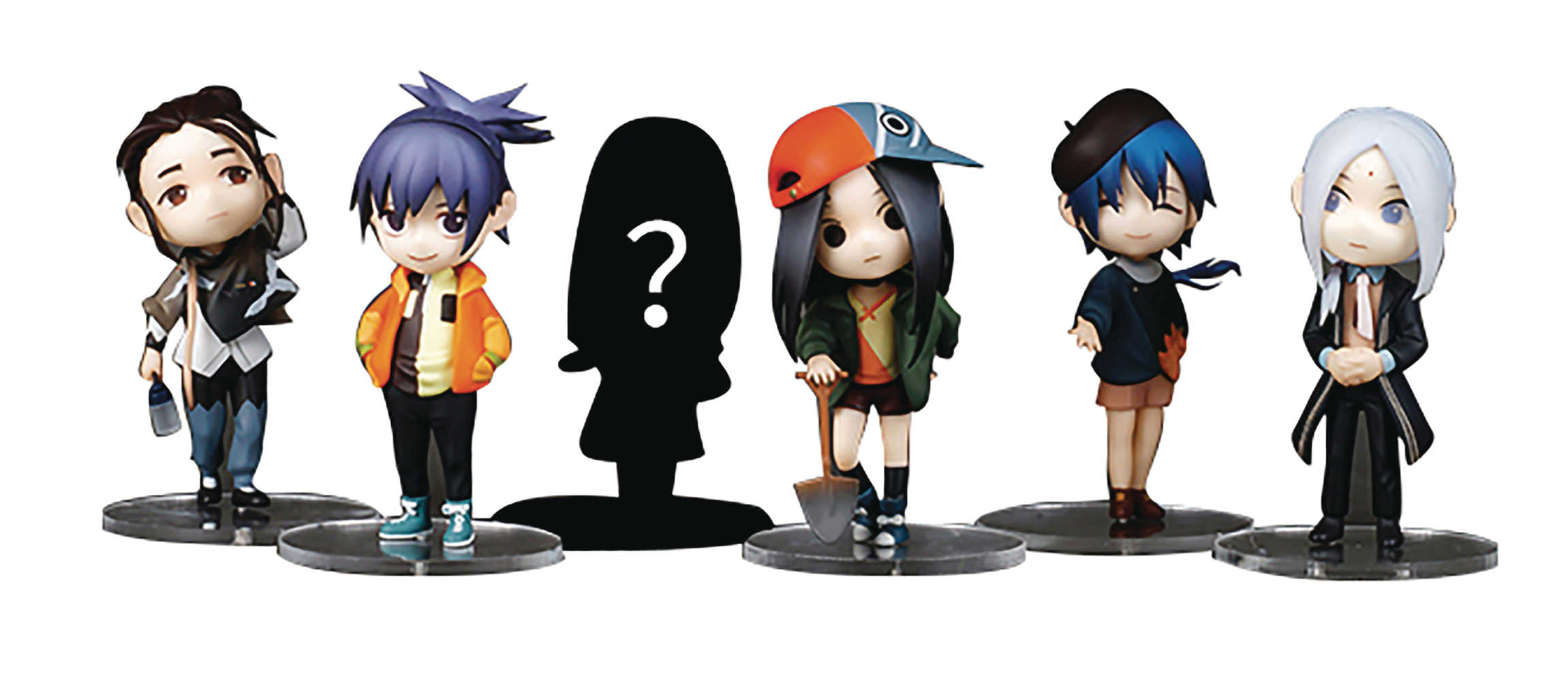 The Outcast Mini Figure 5 Pc Blind Mystery Box Display 