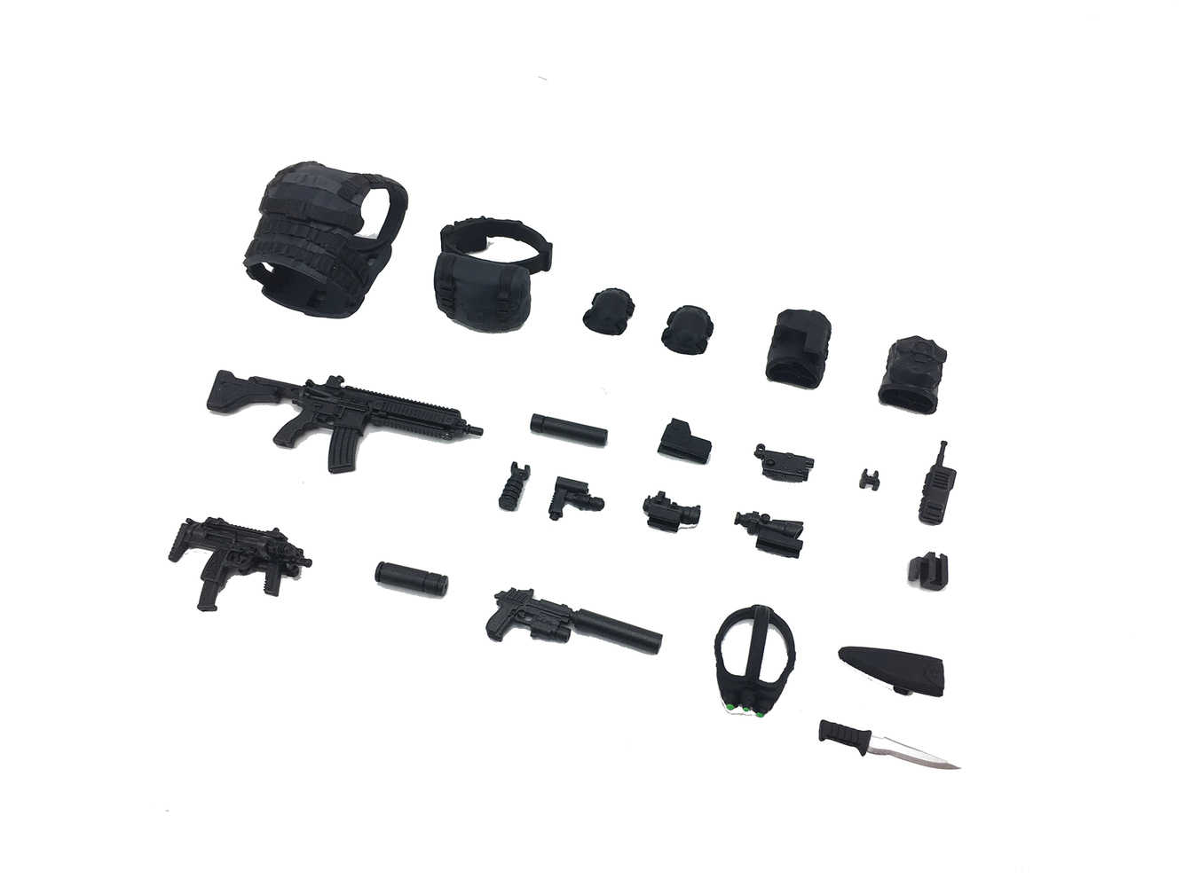 Dh E001 A 1/12 Scale Action Figure Accessories Ghost Set B