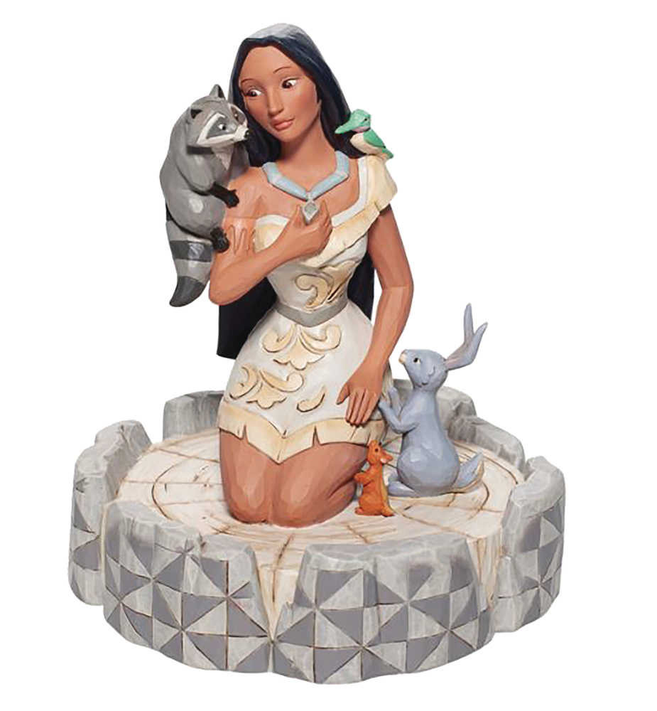 Disney Traditions Pocahontas White Woodlands 7.3 In Figure 