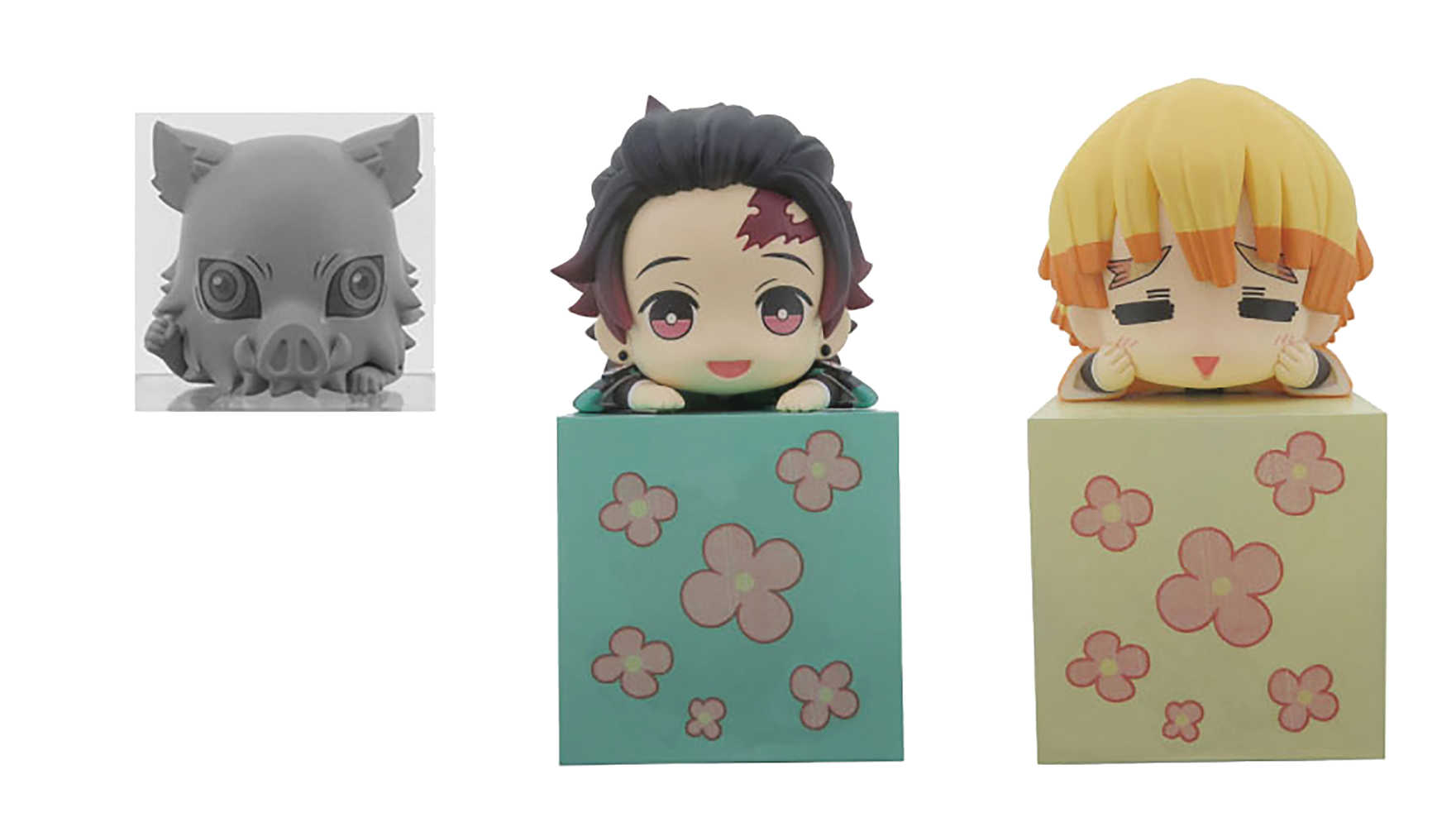 Demon Slayer Kimetsu No Yaiba Hikkake 2 PVC Figure 3 Pc Set 