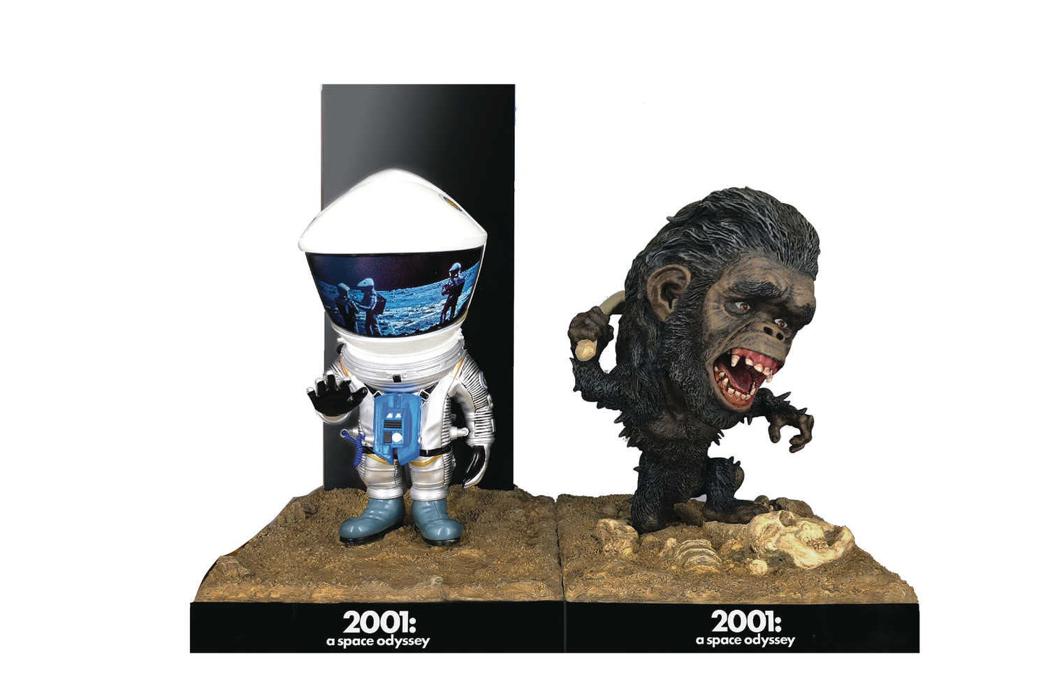 Space Odyssey Df Astronaut White & Man Ape Soft Vinyl 2 Pk (N