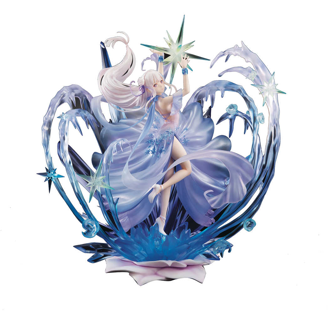 Re Zero Starting Life Crystal Dress Emilia 1/7 PVC Figure 