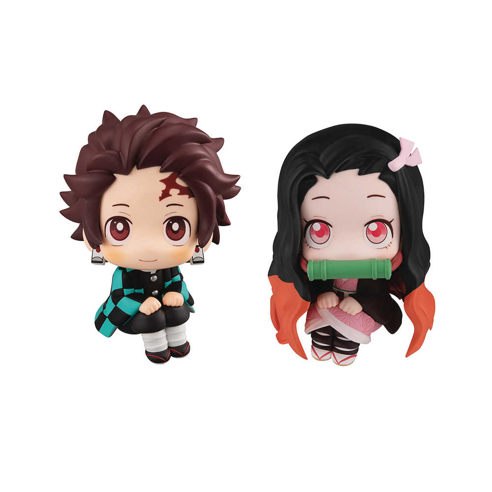 Look Up Ser Ser Demon Slayer Kimetsu 2 Pc PVC Figure Set W/Gift