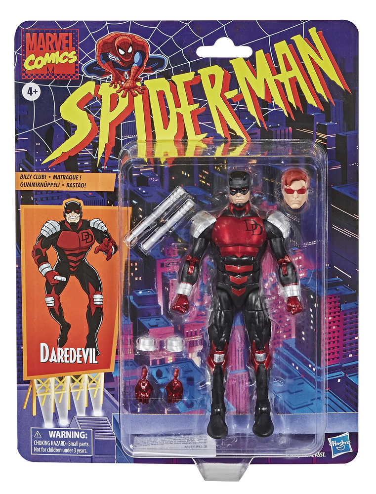 Spider-Man Vintage Daredevil 6 In Action Figure Case  