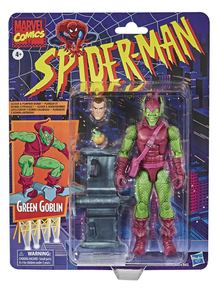 Spider-Man Vintage Green Goblin 6 In Action Figure Case  