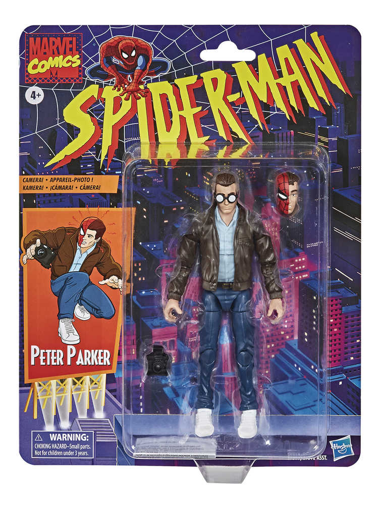 Spider-Man Vintage Peter Parker 6 In Action Figure Case  