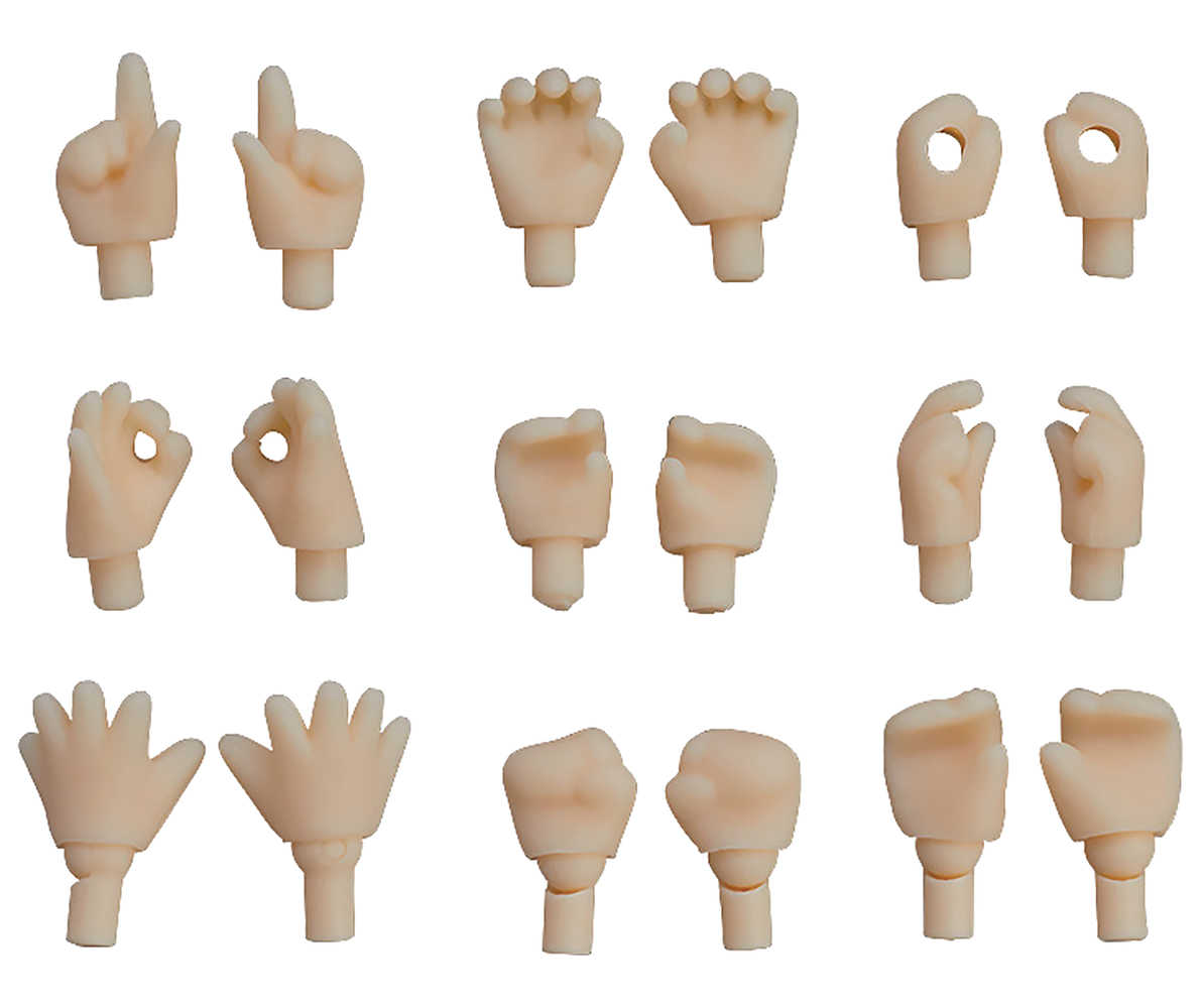 Nendoroid Doll Hand Parts 18 Pc Set Almond Milk Ver 