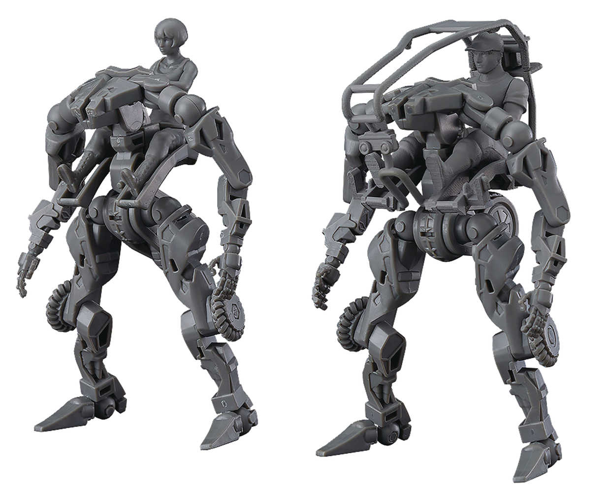 Obsolete Moderoid Multi Purpose Exoframe Gray Plstc Model Kit