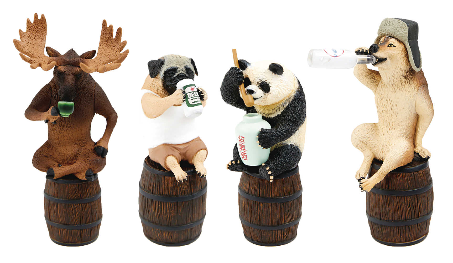 Animal Life Tipsy 6 Pc Bmb Display 