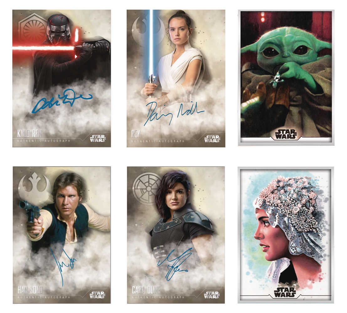 Topps 2020 Star Wars Stellar Signatures Trading Card Box  