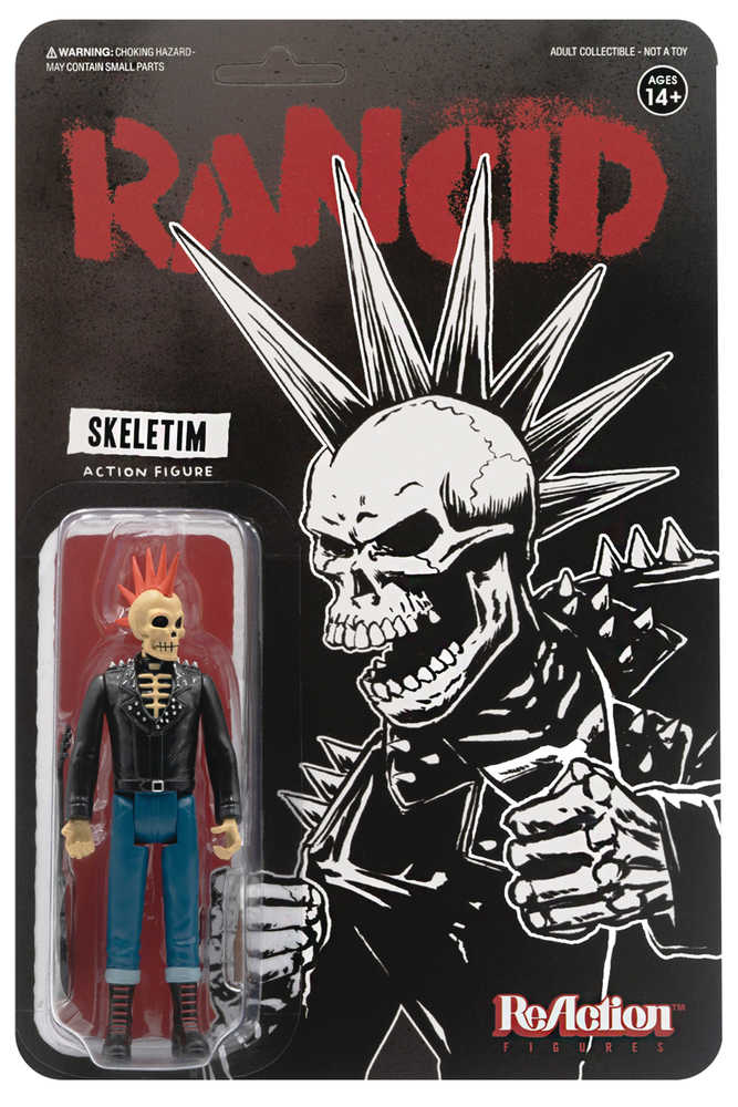 Rancid Punk Skeleton Reaction Figure  