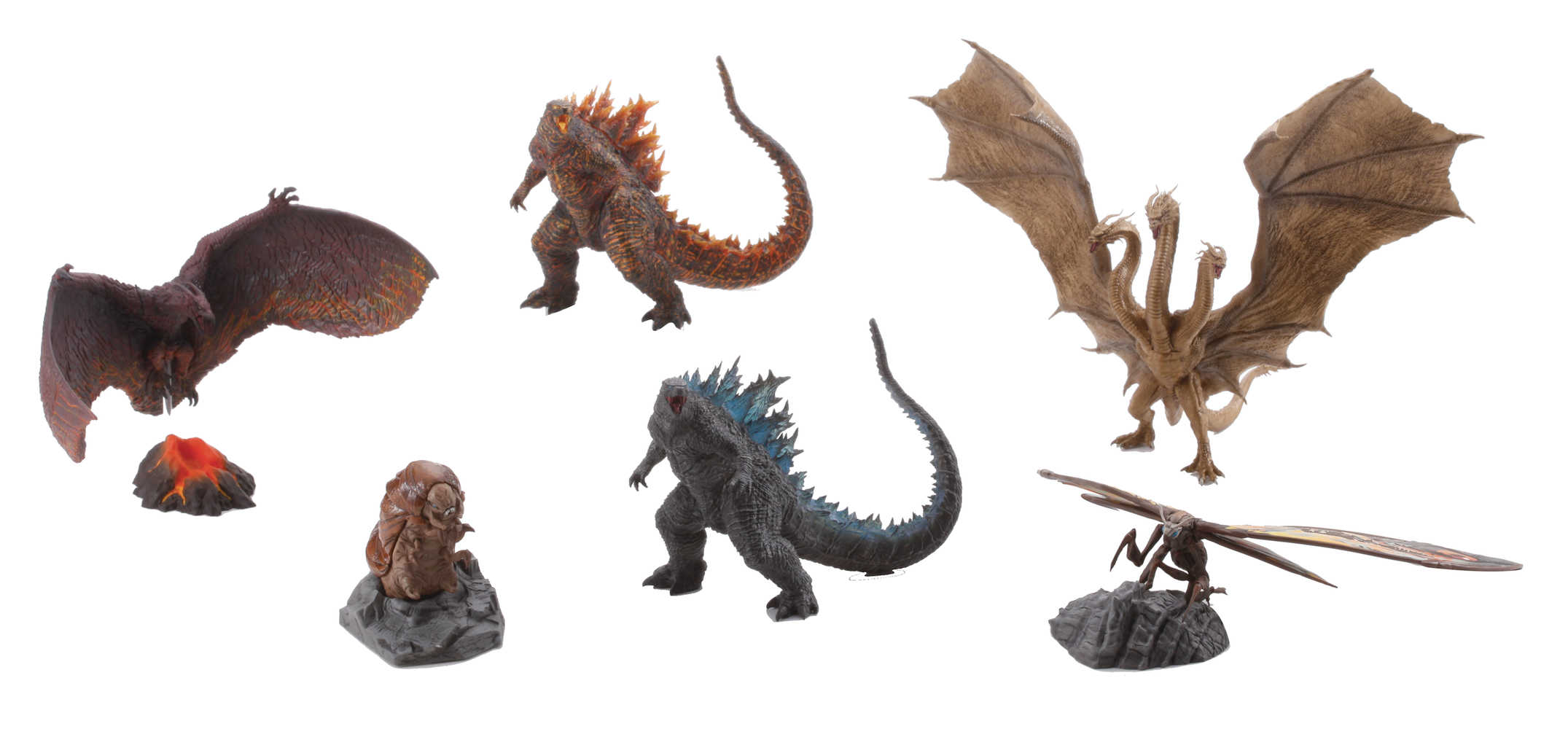 Godzilla Hyper Modeling Ser Trading Figure 6 Pc Blind Mystery Box Display  