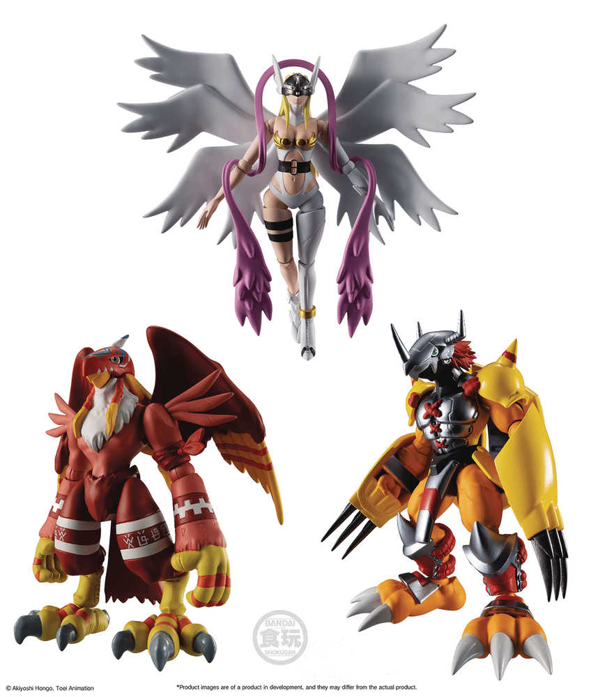 Shodo Digimon Adventure Shokugan 6 Pc Mini Figure Assortment  