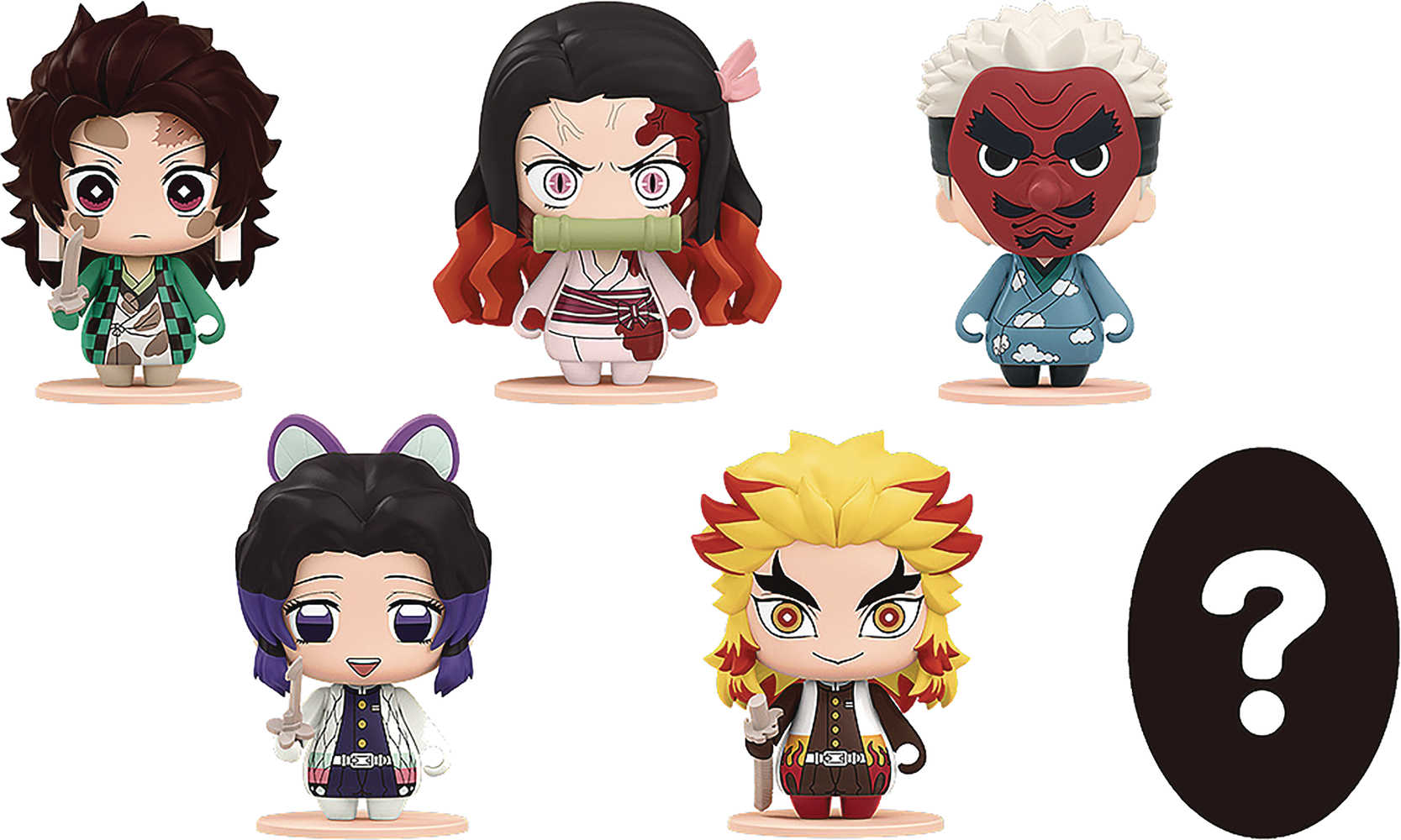 Demon Slayer Pocket Maquette 02 Mini Figure 6 Pc Ds 