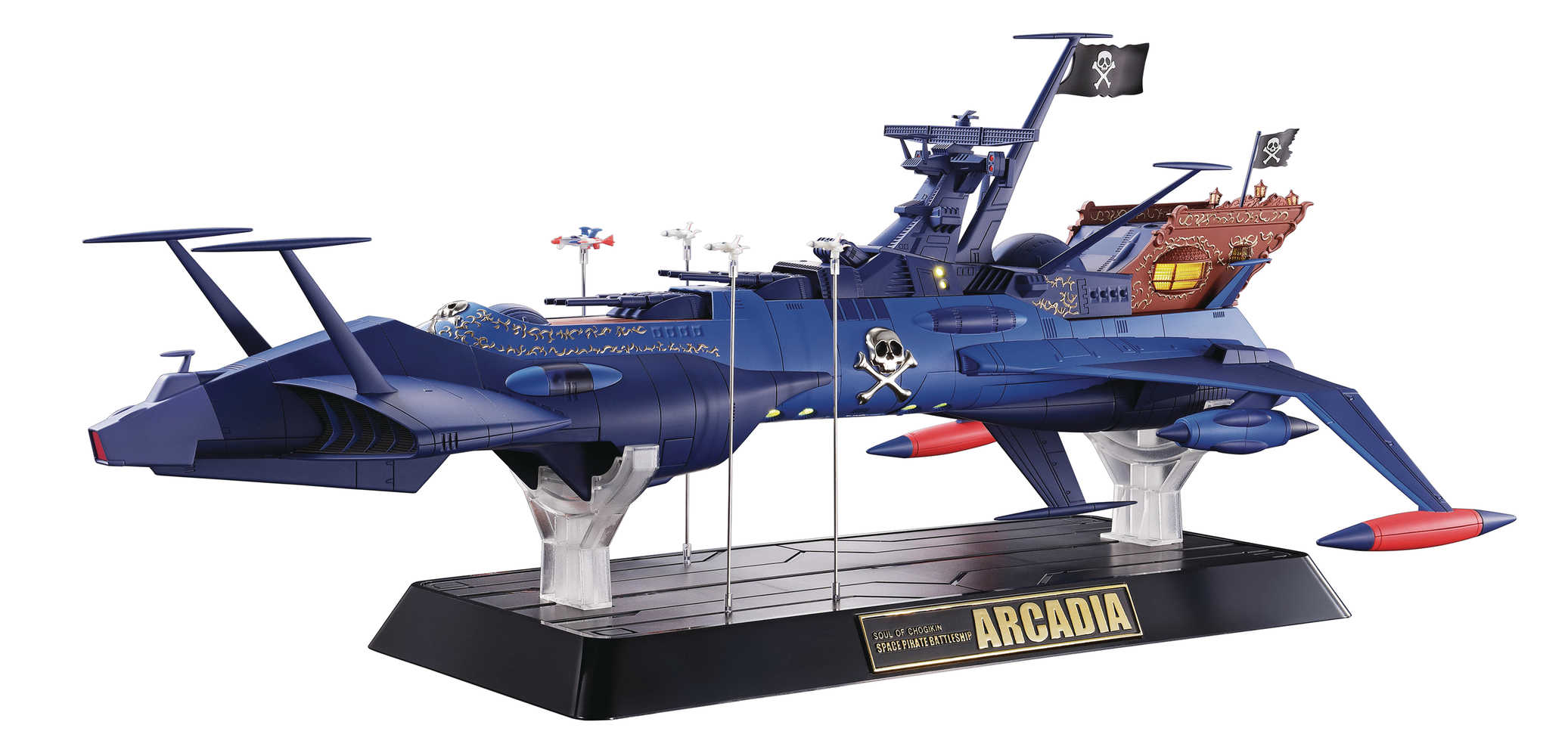 Gx 93 Space Pirate Captain Harlock Arcadia Soul Chogokin (Ne