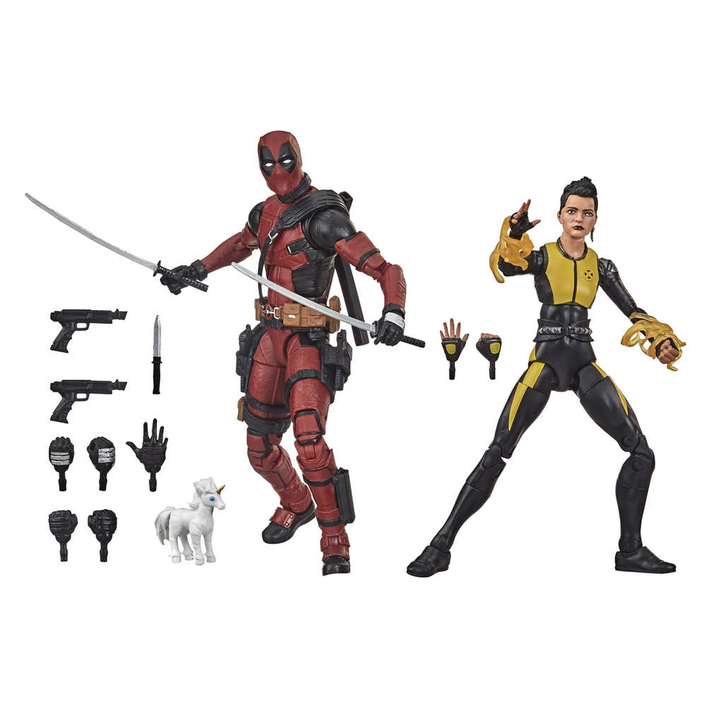 X-Men Movie Legends 6 In Deadpool & Negasonic 2 Pk Action Figure Case 