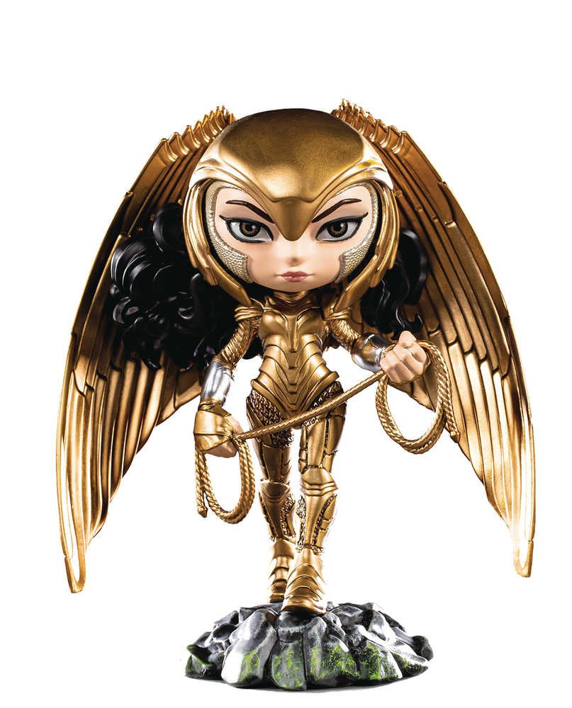 Minico Heroes DC Ww84 Armored Wonder Woman Vinyl Statue 