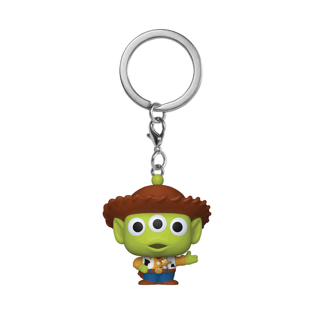 Pocket Pop Pixar Alien As Woody Keychain 
