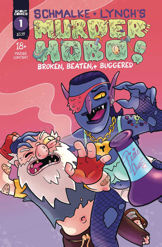 Murder Hobo Beaten Broken Buggered #1 2 Nd Printing
