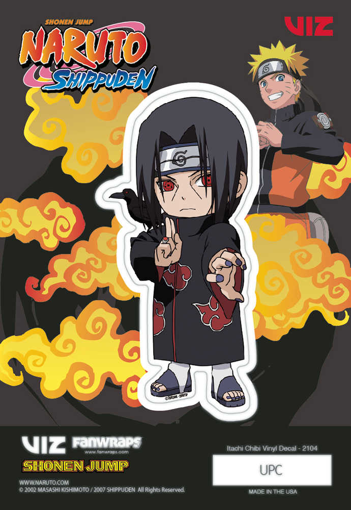 Naruto Itachi Chibi Vinyl Decal 