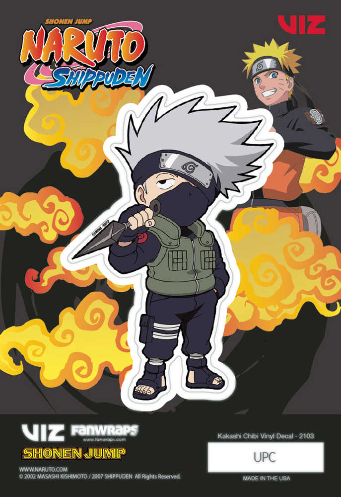 Naruto Kakashi Chibi Vinyl Decal 