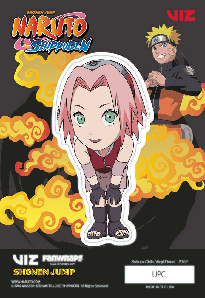Naruto Sakura Chibi Vinyl Decal 