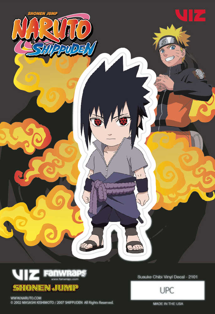 Naruto Sasuke Chibi Vinyl Decal 