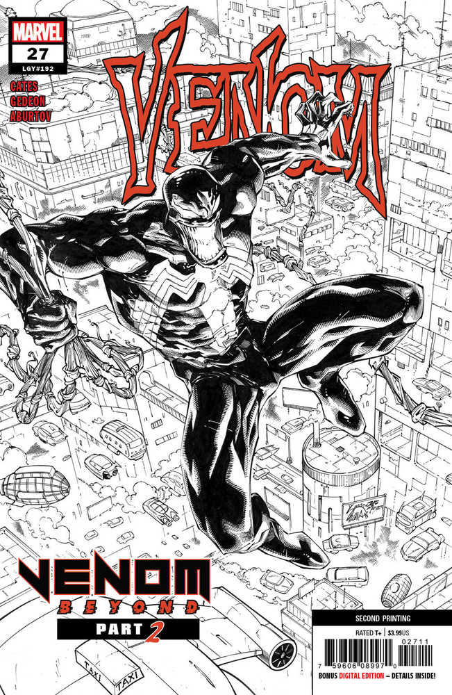 Venom #27 2 Nd Printing Stegman Sketch Variant